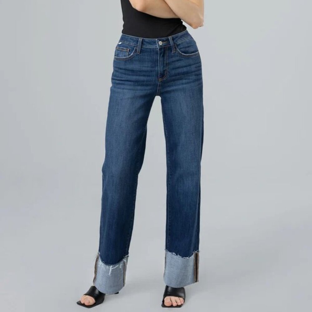 NWT Ceros Piper & Scoot Wide Legged Cuffed Jeans